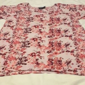 Womens Argee floral top size medium